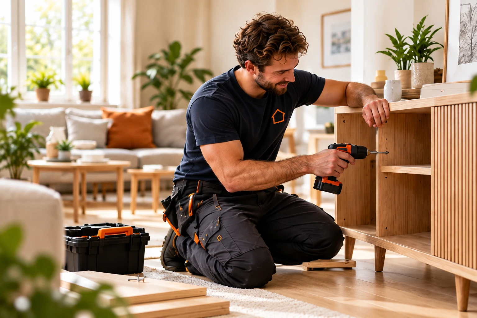 Kleine Reparaturen – illustrative Serviceaufnahme